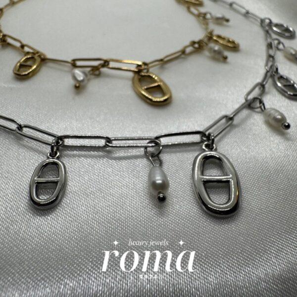 Colar Cristiane com pérolas